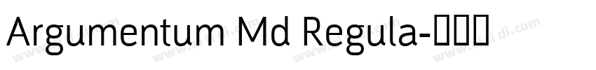 Argumentum Md Regula字体转换